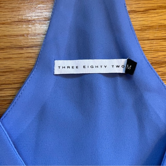 Three Eighty Two tanner mini slip dress in blue size medium - Picture 2 of 5